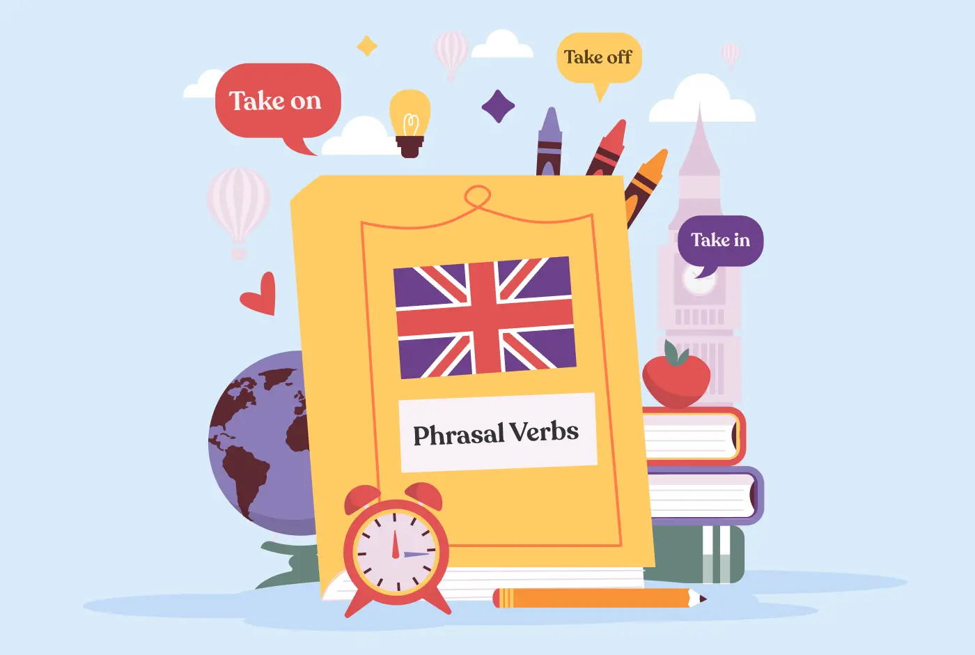 Phrasal verbs with take
