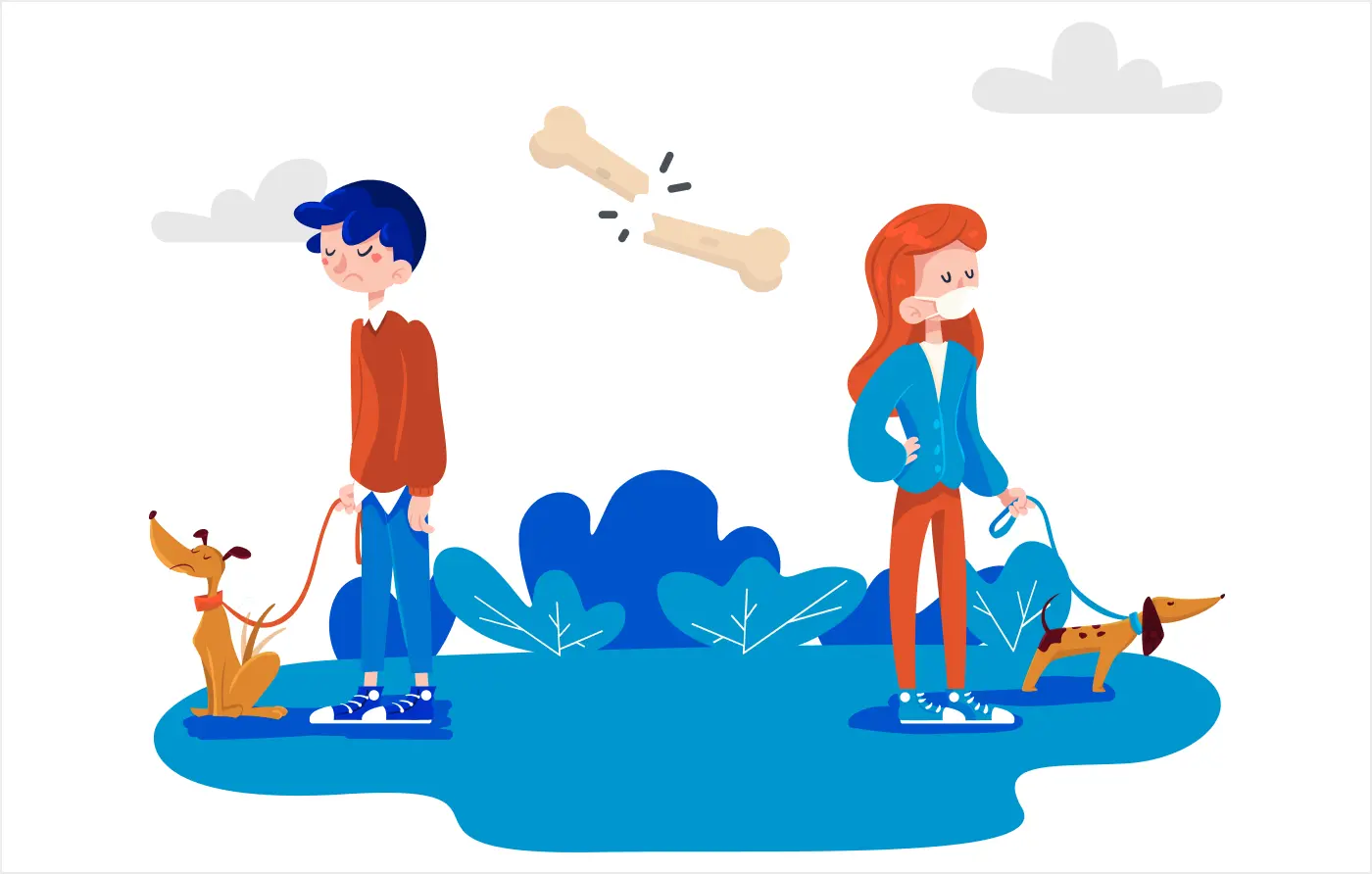 A bone to pick idiom