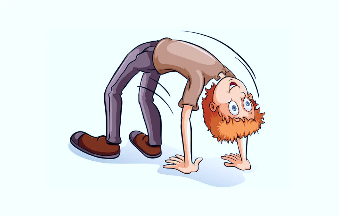 Bend over backward idiom