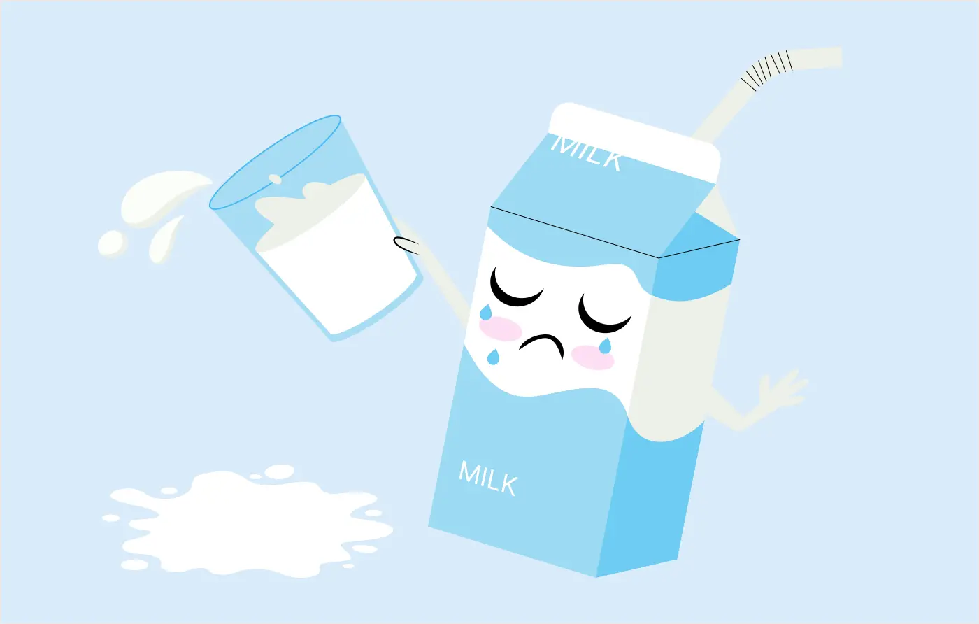 Cry over spilled milk idiom