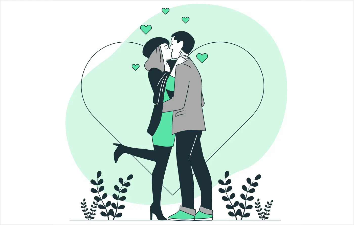 Kiss and make up idiom