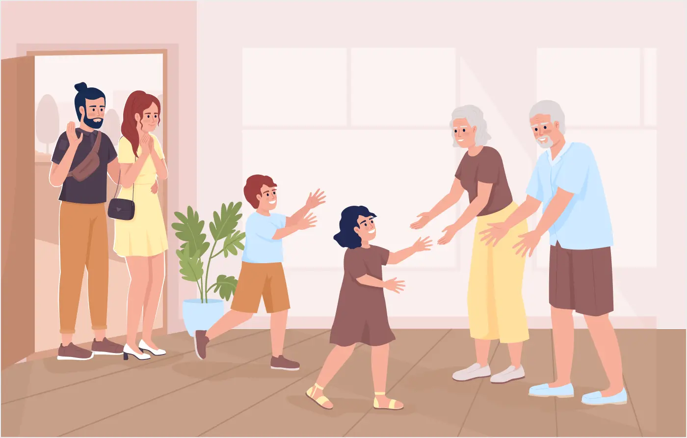 To look someone up phrasal verb